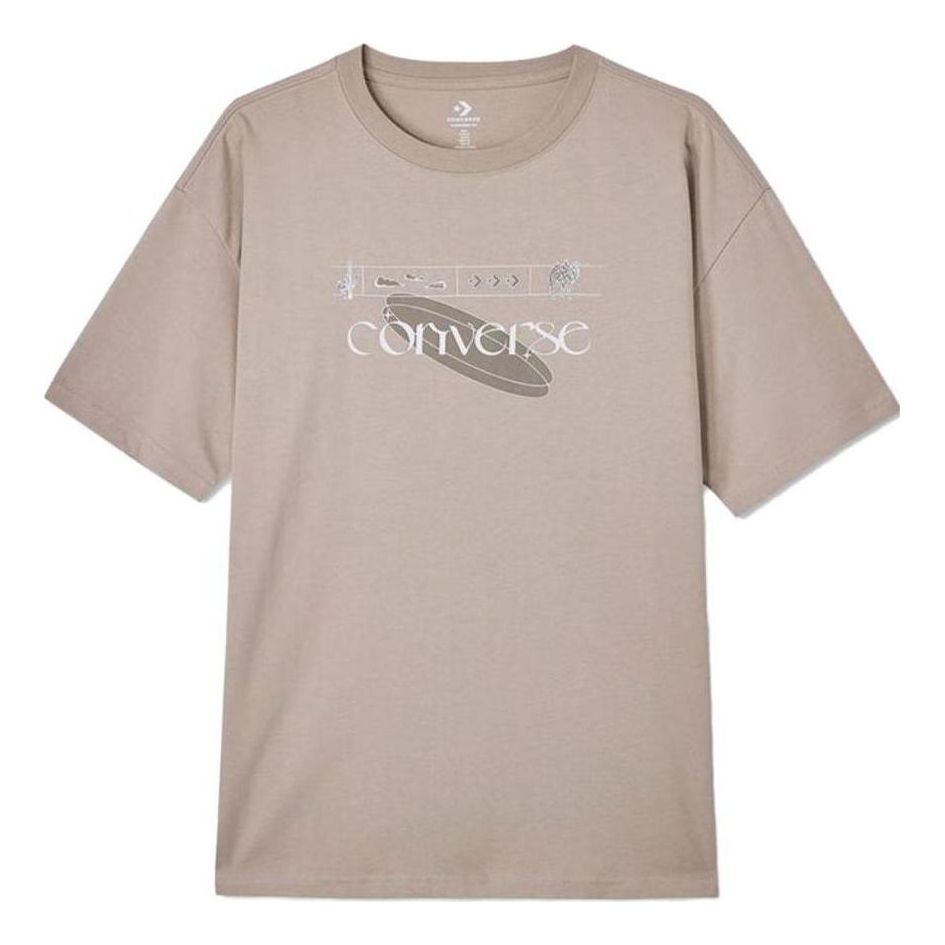 Converse Logo T-Shirt 'Milk Chocolate' 10024870-A02