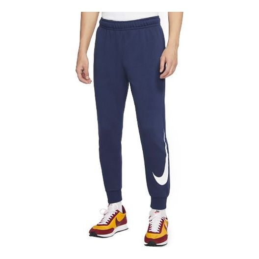 Nike Sportswear Knit Lacing Athleisure Casual Sports Long Pants Navy Blue Dark  DD5885-410