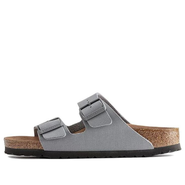 Birkenstock Arizona Vegan Men Textile 'Stone Coin' 1023015