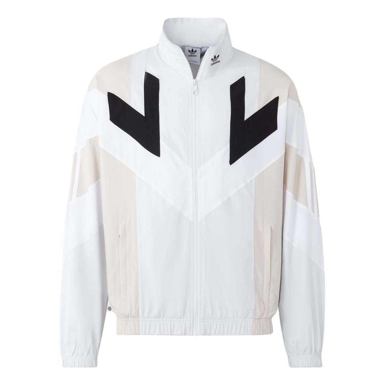 adidas originals Rekive Woven Track Jacket 'White Black' HR8590