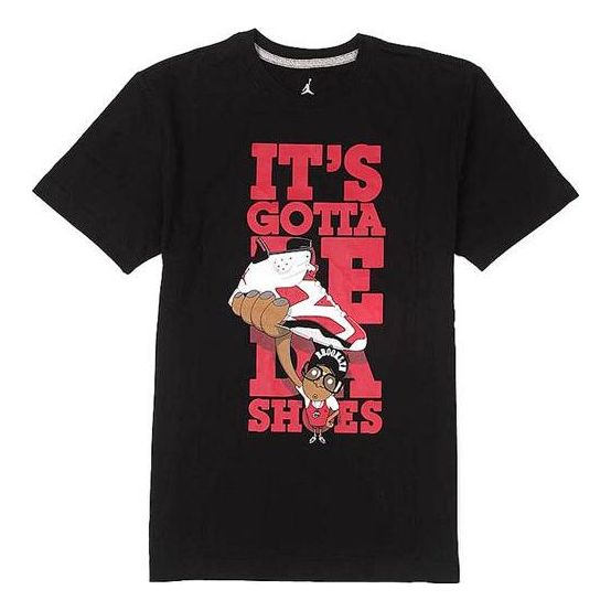 Nike AS IT'S GOTTA BE DA SHOES T-shirt 'Black' 635707-010