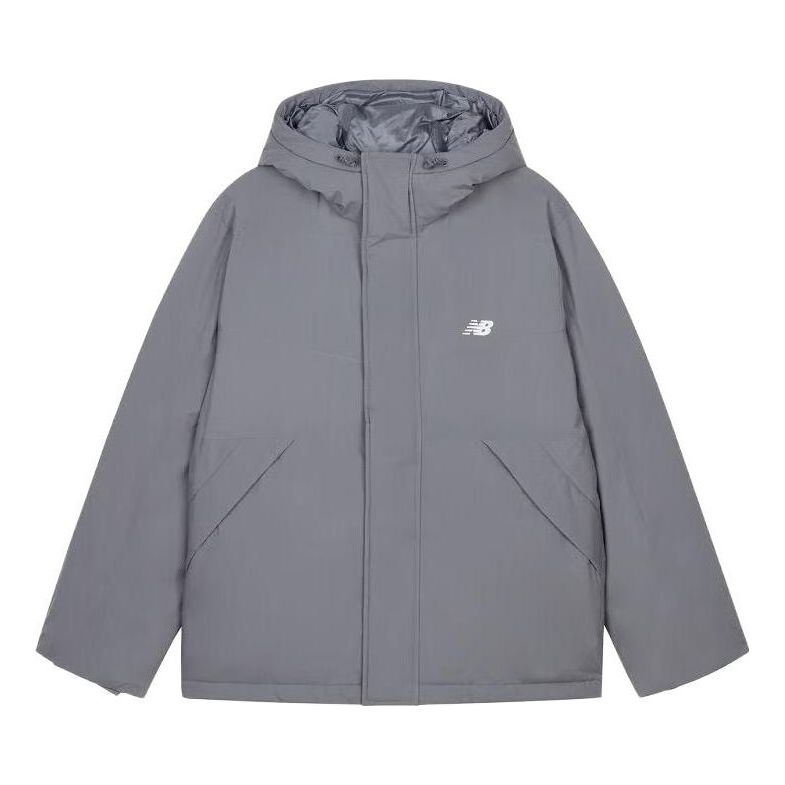 New Balance Winter Windproof Down Jacket 'Grey' AMJ33322-TTM