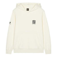 New Balance Logo Print Sweatshirt Hoodie 'White' AMT23336-CIC
