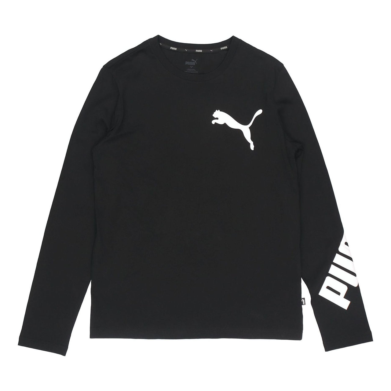 PUMA Casual Long Sleeve T-Shirt 'Black' 845979-01