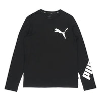 PUMA Casual Long Sleeve T-Shirt 'Black' 845979-01