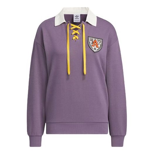 (WMNS) adidas originals Polo Crew 'Purple' IN1093
