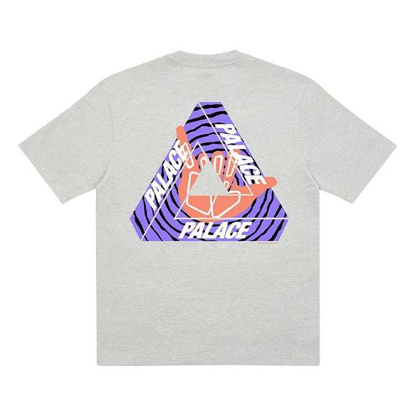 PALACE Tri-Zooted Shakka Round Neck Short Sleeve Unisex Gray P19TS245