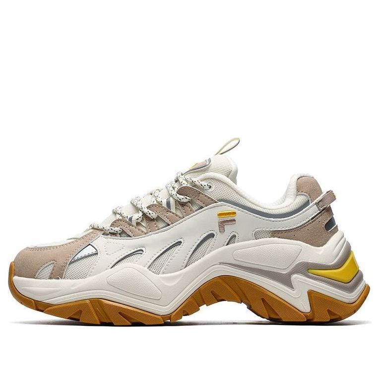 (WMNS) Fila Fusion Shoes 'Beige White' T12W125208FPM