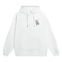 Li-Ning x Pablo Ientile Skull Graphic Hoodie 'White' AWDS913-3