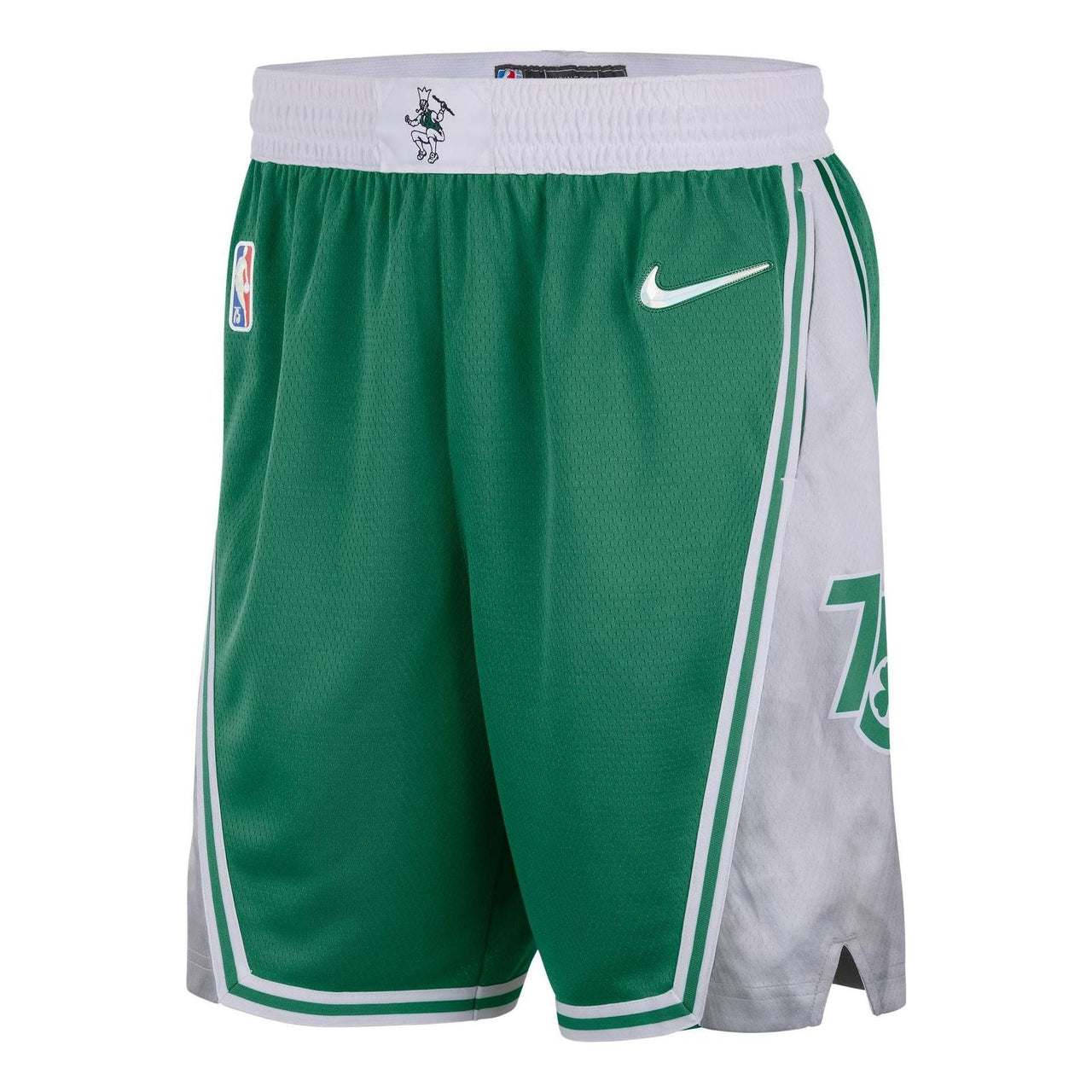 Men's Nike Boston Celtics Colorblock Straight Shorts Green DB4127-312