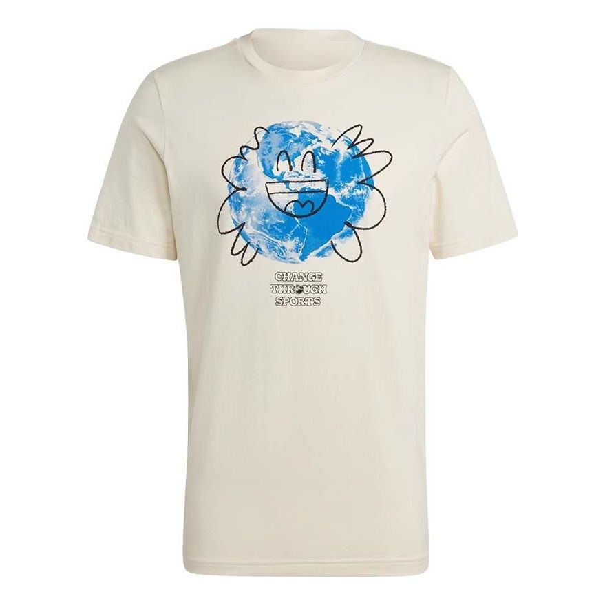 adidas Sportswear Change Through Sports Earth Tee 'Beige' HY1343