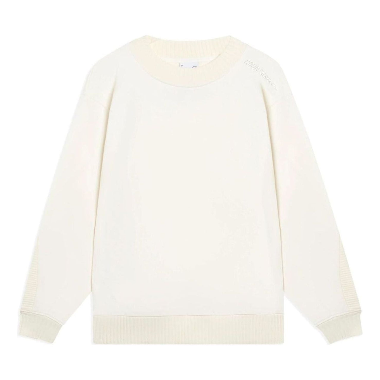 Li-Ning Counterflow Embroidered Logo Sweater 'Creamy White' AWDSI85-1