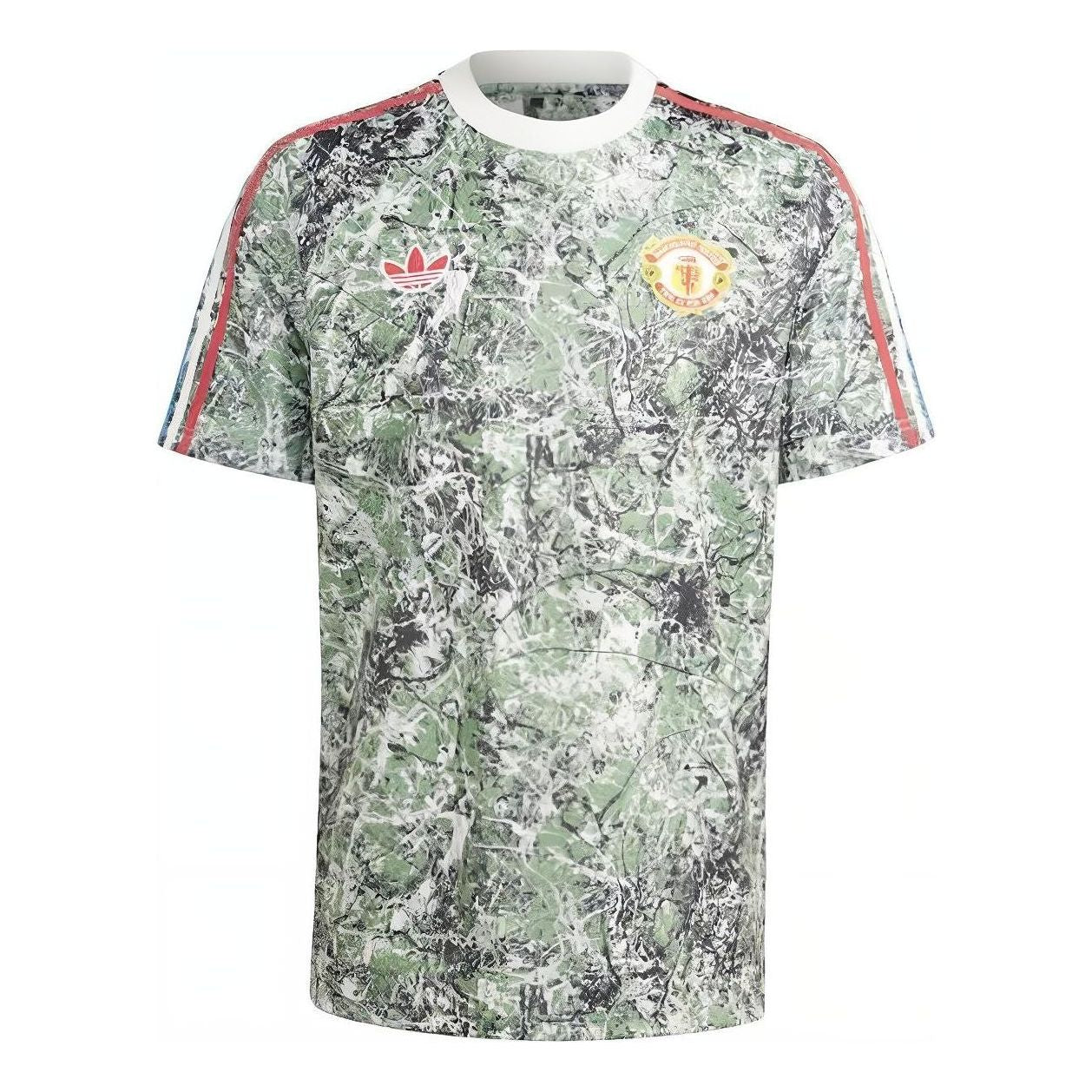 adidas Manchester United Stone Roses Originals Icon Jersey Asia Sizing 'Green' IM8270