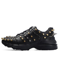 Gucci Rhyton Studded Low Top Sneakers 'Black Gold' 659186-2SH10-1000
