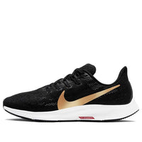 (WMNS) Nike Air Zoom Pegasus 36 'Black Metallic Gold' AQ2210-008