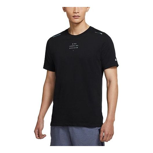 Nike Sportswear Quick Dry Knit Casual Sports Short Sleeve Black DJ7816-010