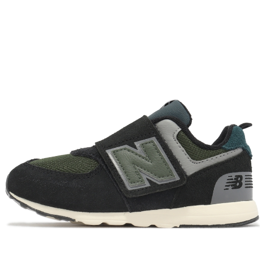 (TD) New Balance 574 Hook & Loop 'Black Kombu Green' NW574KBG