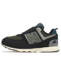 (TD) New Balance 574 Hook & Loop 'Black Kombu Green' NW574KBG