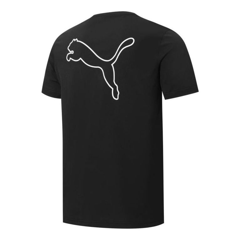 PUMA Back Big Logo Tee 'Black' 671961-01