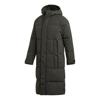 adidas Casual hooded Down Jacket Brown FT2487