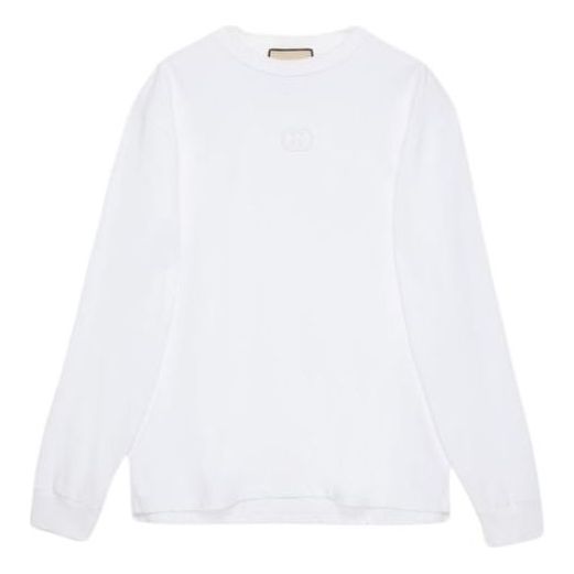 Gucci Cotton Jersey Long Sleeve T-shirt 'Beige' 774578-XJGA9-9692