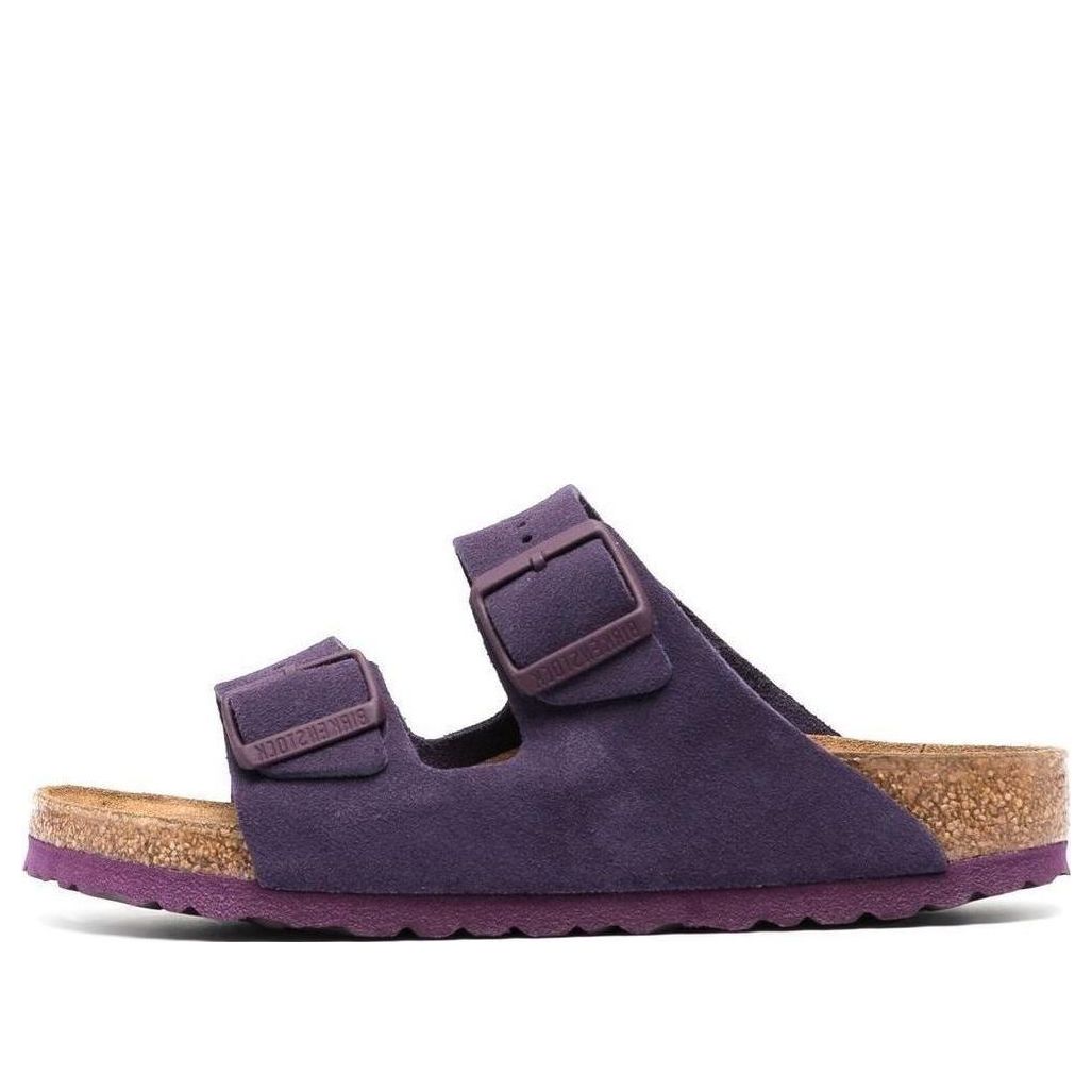 Birkenstock Arizona Soft Footbed Suede Leather Narrow Fit Sandals 'Wine' 1021265