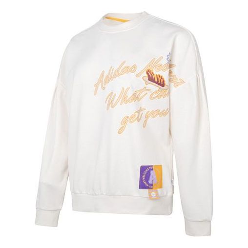 (WMNS) adidas neo sweaters 'beige white' IA6771