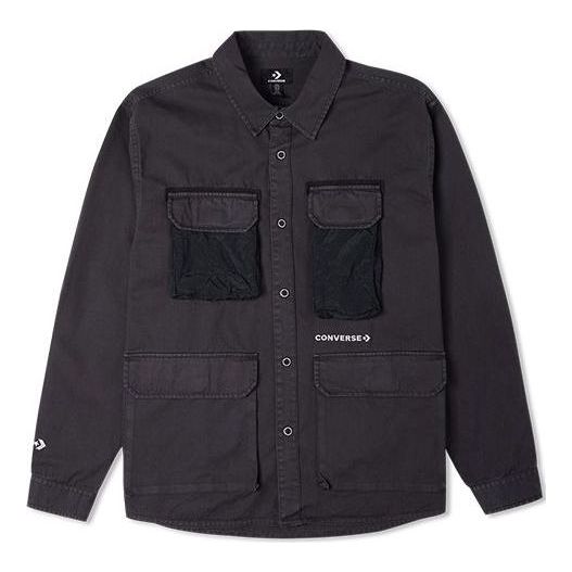 Converse Cozy Utility Woven Shirt 'Black' 10025053-A03