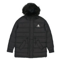 (WMNS) Converse Long Down Jacket 'Black' 10007727-A03