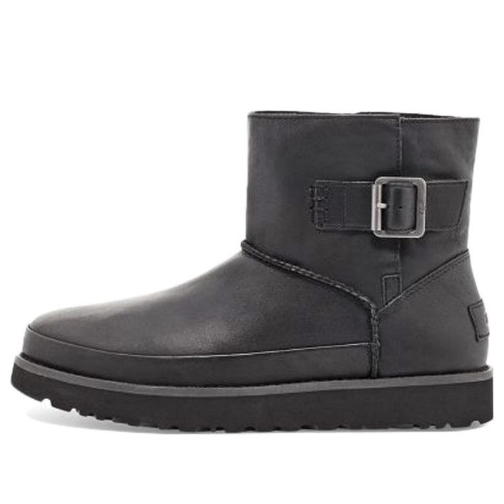 (WMNS) UGG Classic Deconstructed Mini Fleece Lined Black 1113191-BLK