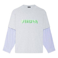 Balenciaga Slime Logo Layered T-Shirt 'Grey' 671401TLVF11203