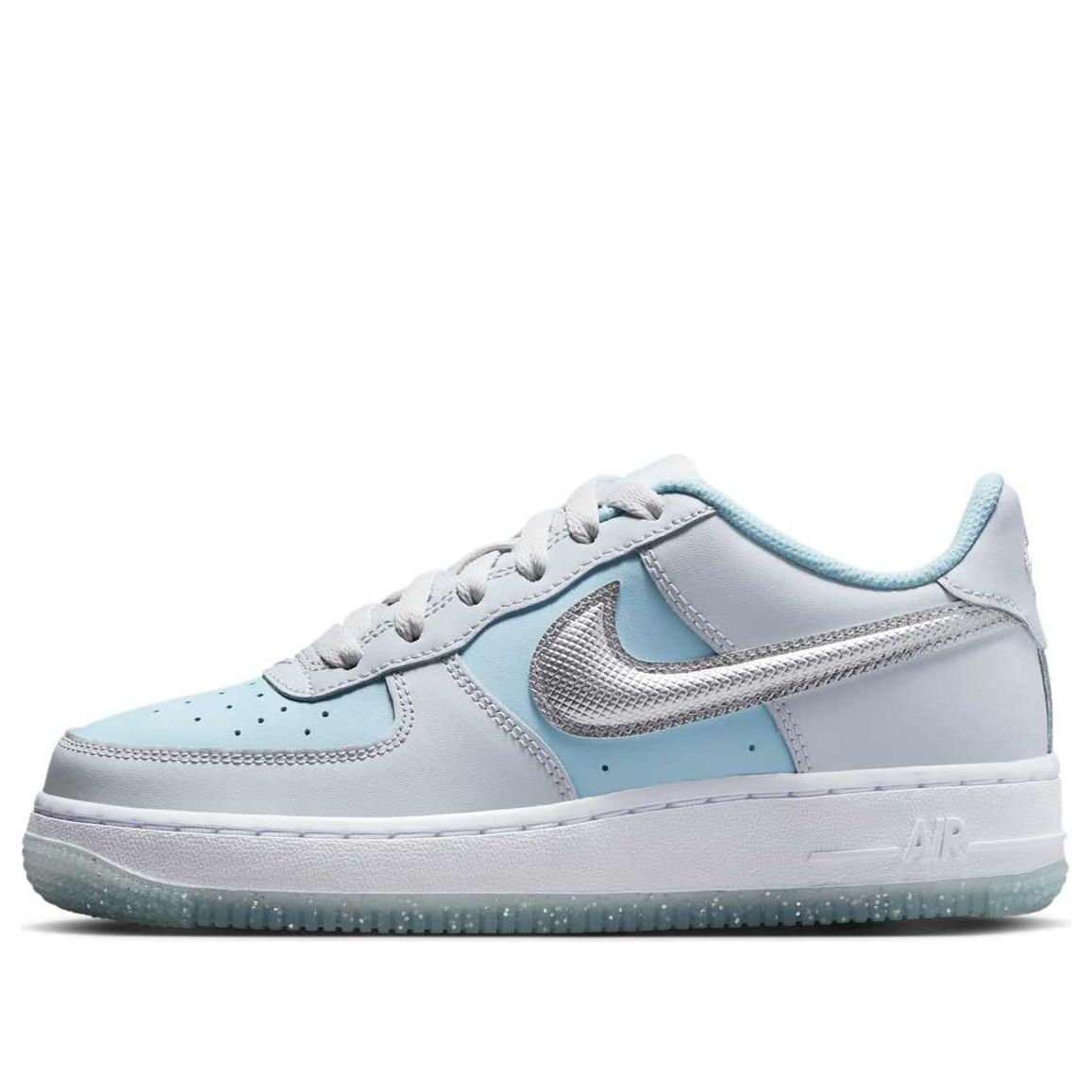 (GS) Nike Air Force 1 Low 'Pure Platinum Glacier Blue' HQ3249-043