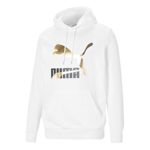 PUMA Classics Bronzing Logo Printing Sports White 531370-02