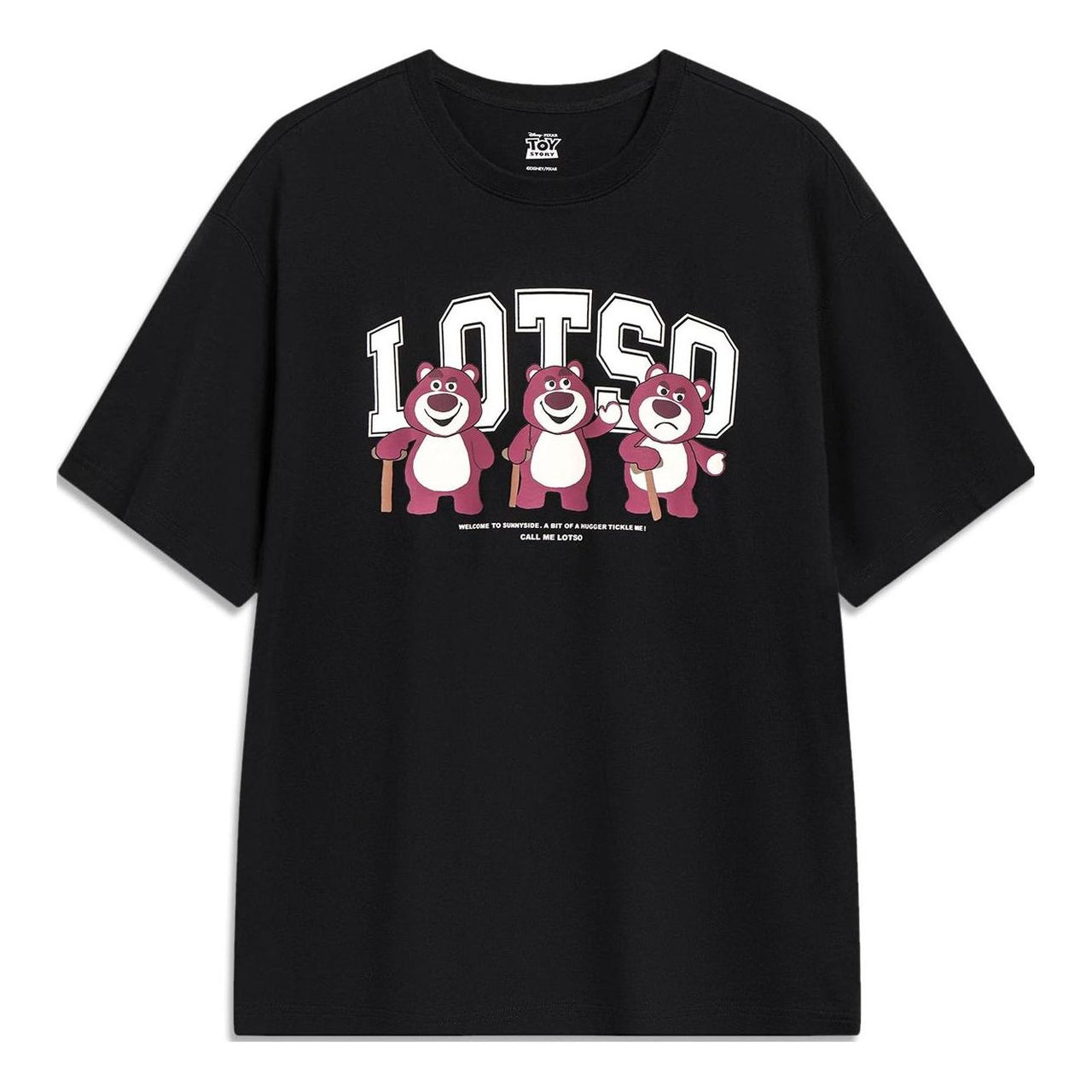 Li-Ning x Disney Toy Story Lotso Graphic T-shirt 'Black' AHST755-1