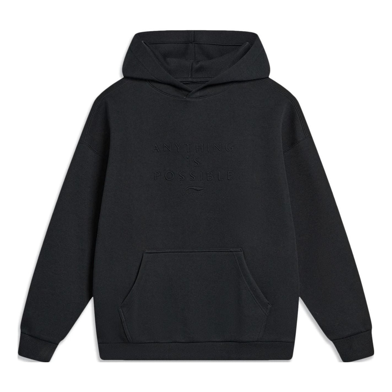 Li-Ning Anything Is Possible Logo Hoodie 'Black' AWDT757-3