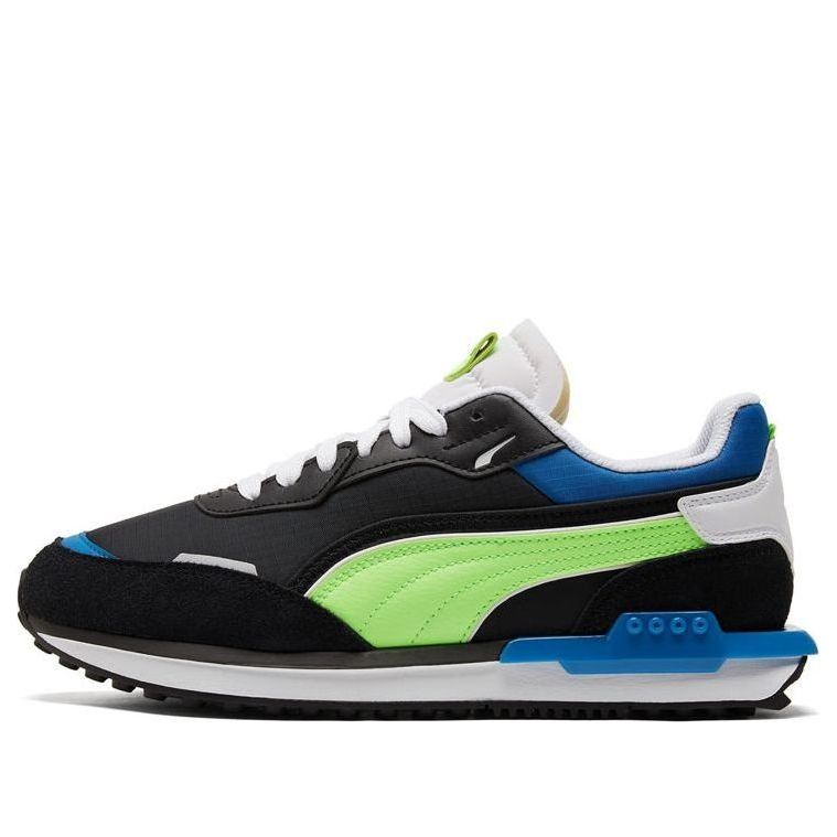 PUMA City Rider 'Electric - Black Green Glare' 382045-01