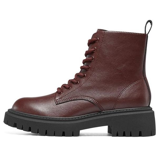 (WMNS) Skechers Modern Rugged 'Burgundy' 167344-BURG