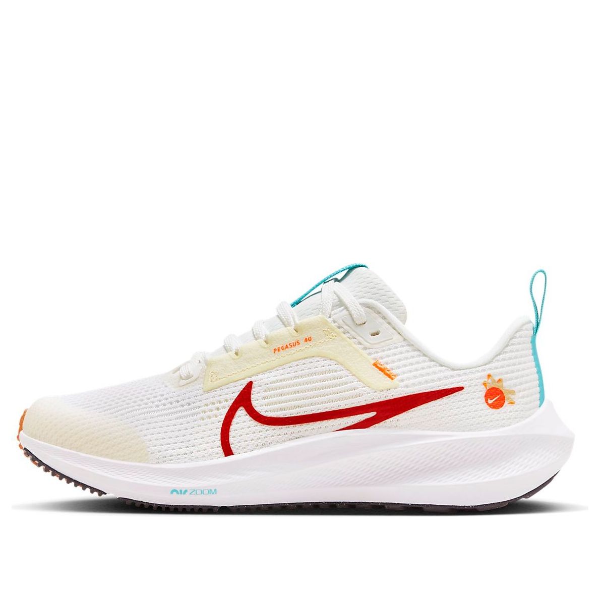 (GS) Nike Air Pegasus 40 'Sail UNIV Red' FZ5526-161