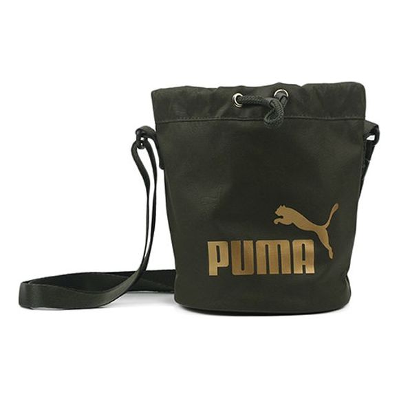(WMNS) PUMA Core Up Small Bucket Bag 'Black Gold' 077388-03