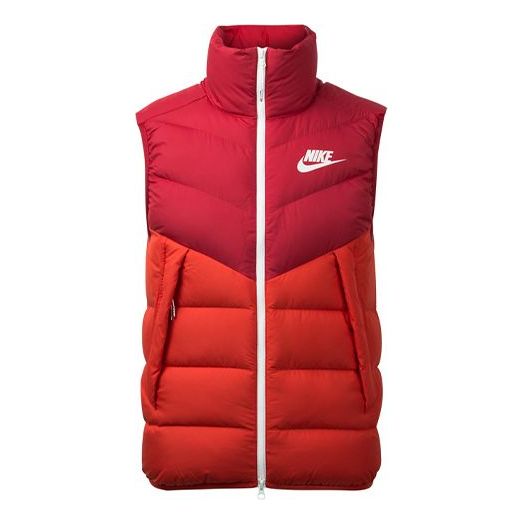 Men's Nike Casual Sports Down Vest Red 928860-687