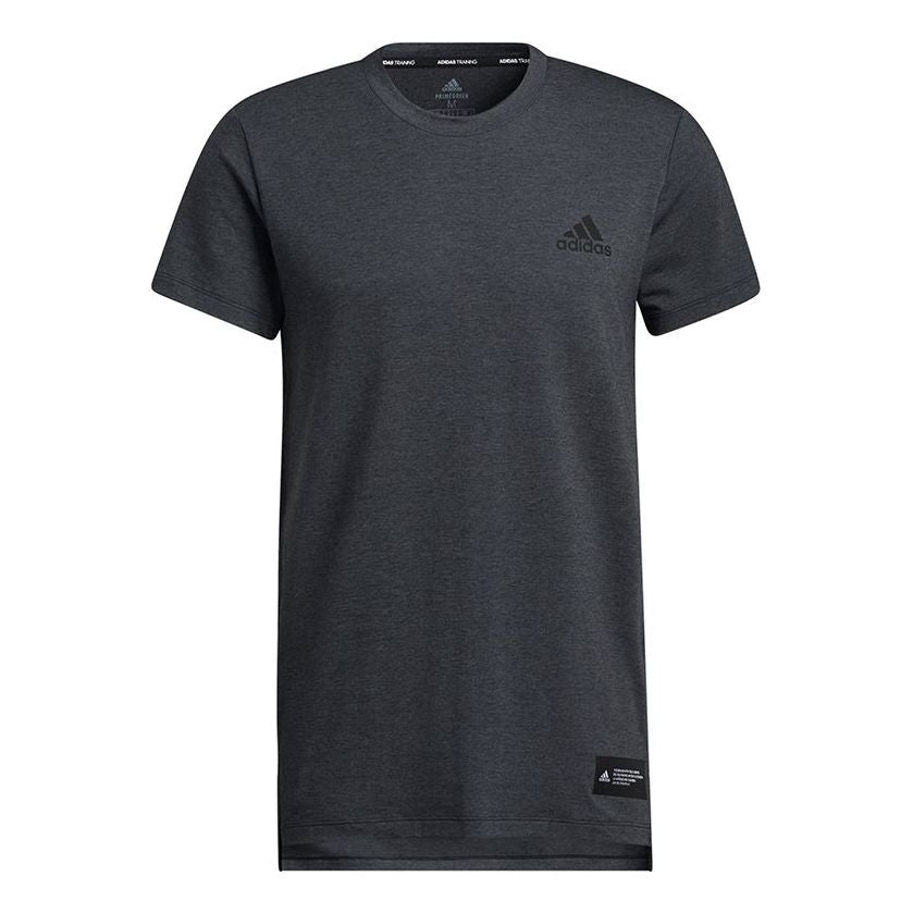 adidas Stu Tech Tee Casual Sports Running Short Sleeve Black GM0627