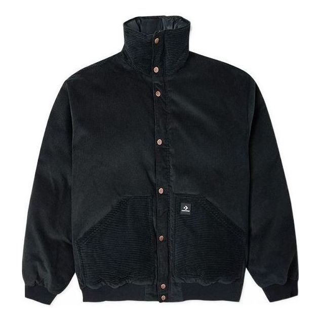 Converse Stand Collar Down Jacket 'Black' 10023796-A01
