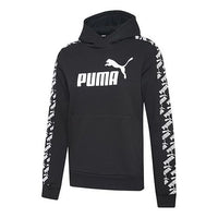 (WMNS) PUMA Amplified Cropped Hoodie 'Black' 583817-01