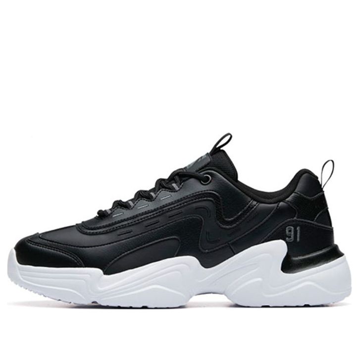 ANTA Classic Dad Shoes 'Black White' 91938862-3