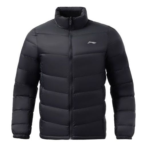 Li-Ning Training Short Down Jacket 'Black' AYMR145-1