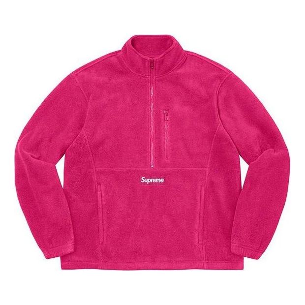 Supreme x Polartec Half Zip Pullover 'Pink White' SUP-FW21-362