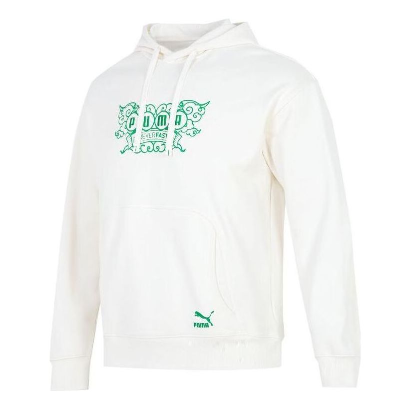 PUMA Das CC Graphic Crew Sweater 'White' 539909-93