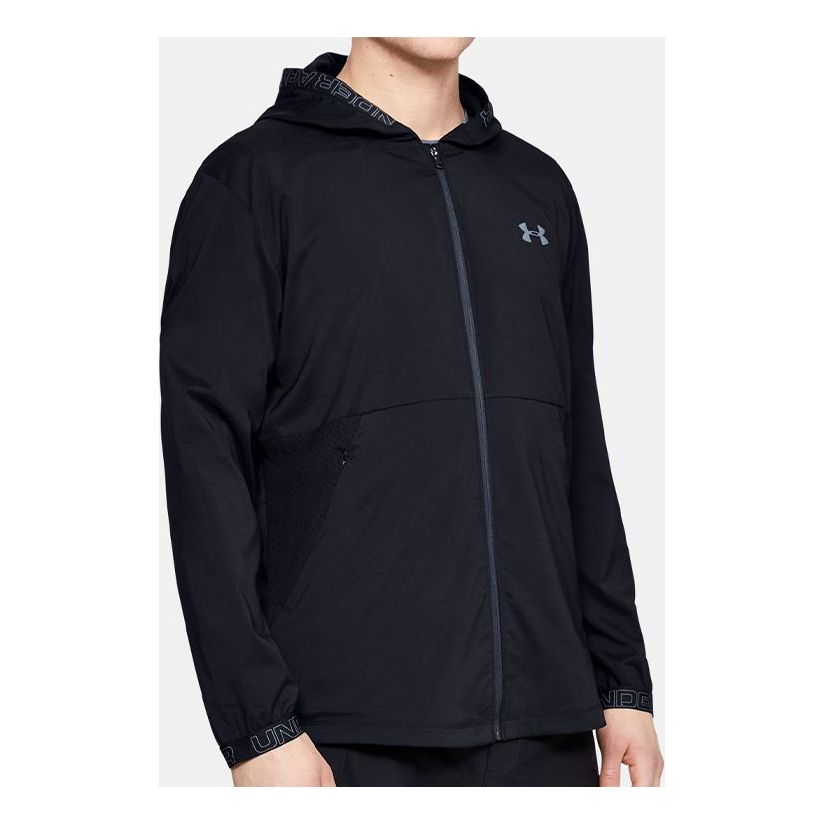 Under Armour UA Vanish Woven Training Sports Jacket Black 1345301-001