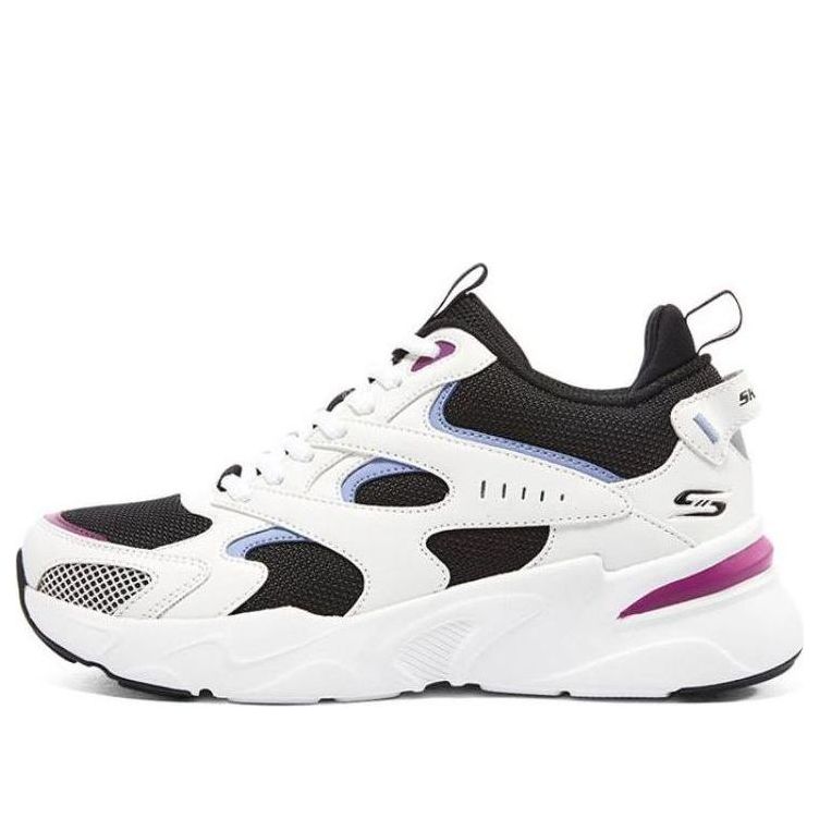 (WMNS) Skechers Bob's Bamina 'White Navy' 117361-WBPR