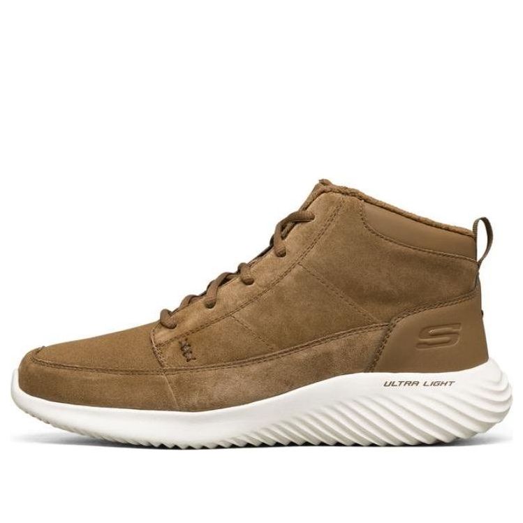 (WMNS) Skechers Go Walk Boots 'Tan White' 666160-BRN
